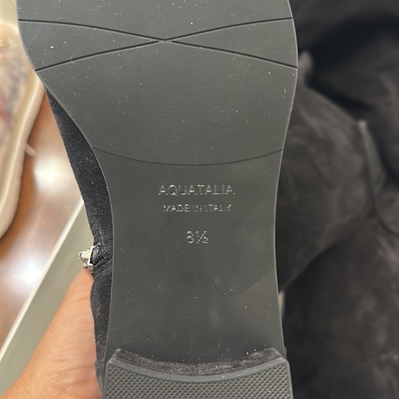 Aquatalia Over the Knee Suede Boots sz 8.5 - Picture 4 of 7